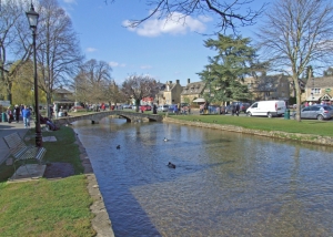 A section of River Windrush in Bourton on the Water | Image by Dennis Turner