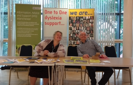 Carers Week Information Event stall - IAS and Dyslexia Support