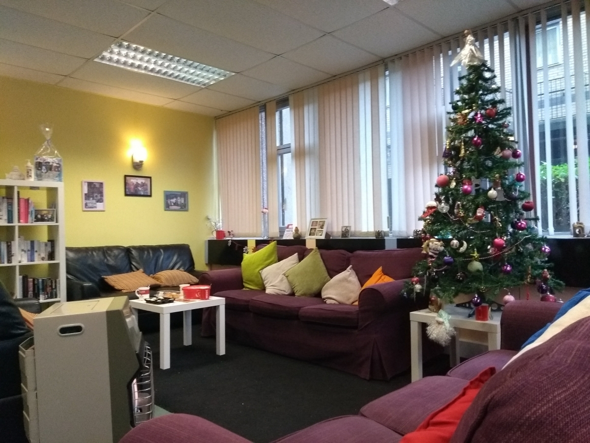 inside of Lifted Carers Centre during festive season 2017