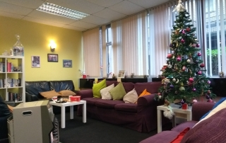 inside of Lifted Carers Centre during festive season 2017