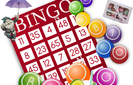 Lifted Carers' Spring Bingo 2018 poster | original images from pexels.com and pixabay.com