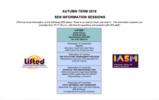 Poster for IAS Training Dates @ Lifted in Autumn 2018