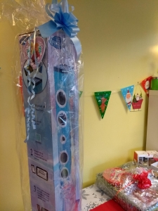 One of the prizes for Lifted's Christmas Raffle 2018 : Bluetooth sound tower ('Frozen' theme)