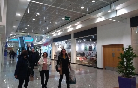 parent-carers shopping at The Lowry Outlet Mall