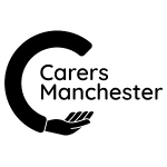 Carers Manchester's logo, centred in a 300x300 white background
